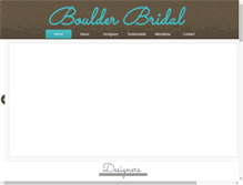 Tablet Screenshot of boulderbridal.com